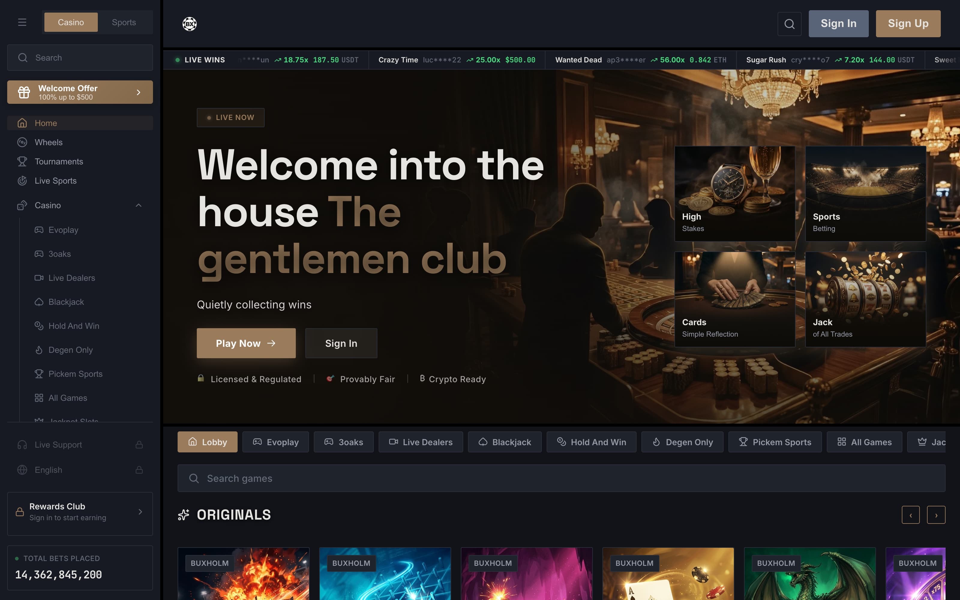 Jupiter theme — home lobby